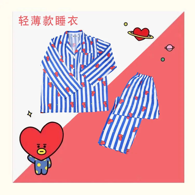 BT21 Long Sleeve Pajama Set