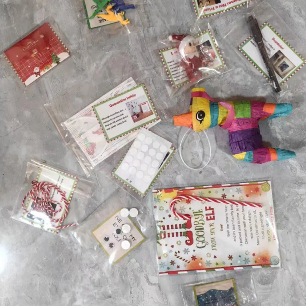 2025 Elf Kit 24 Days Of Christmas,Elf On The Shelf 24 Day Kits