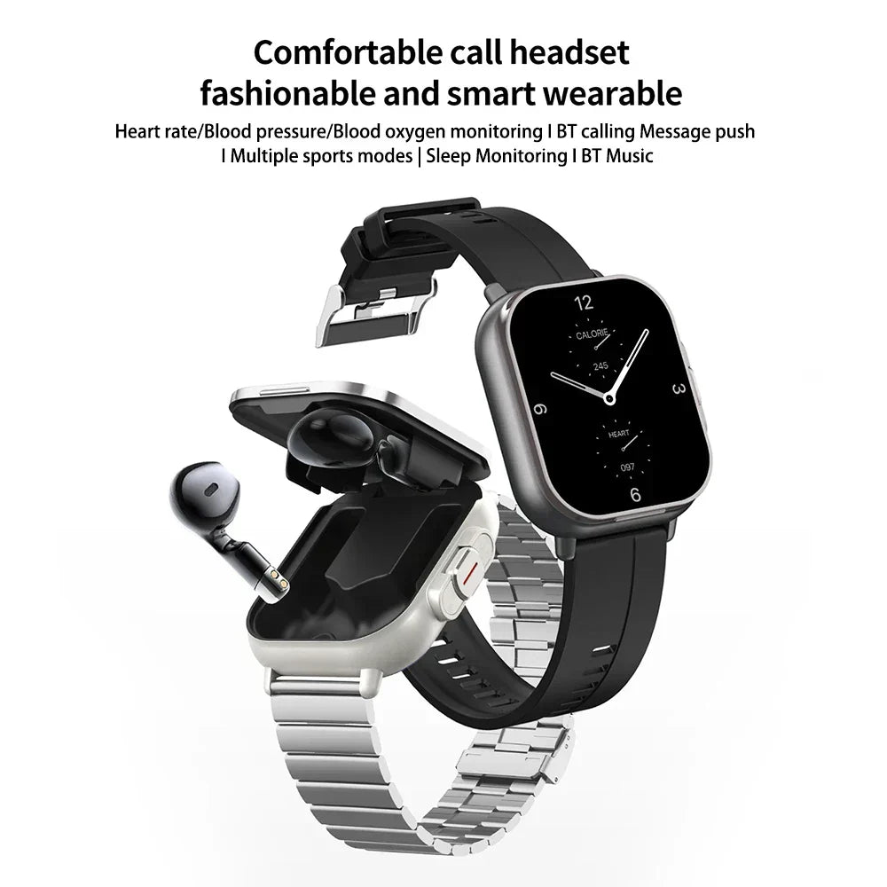 Bluetooth Call 2 In 1 Bluetooth Headset Smart Watch