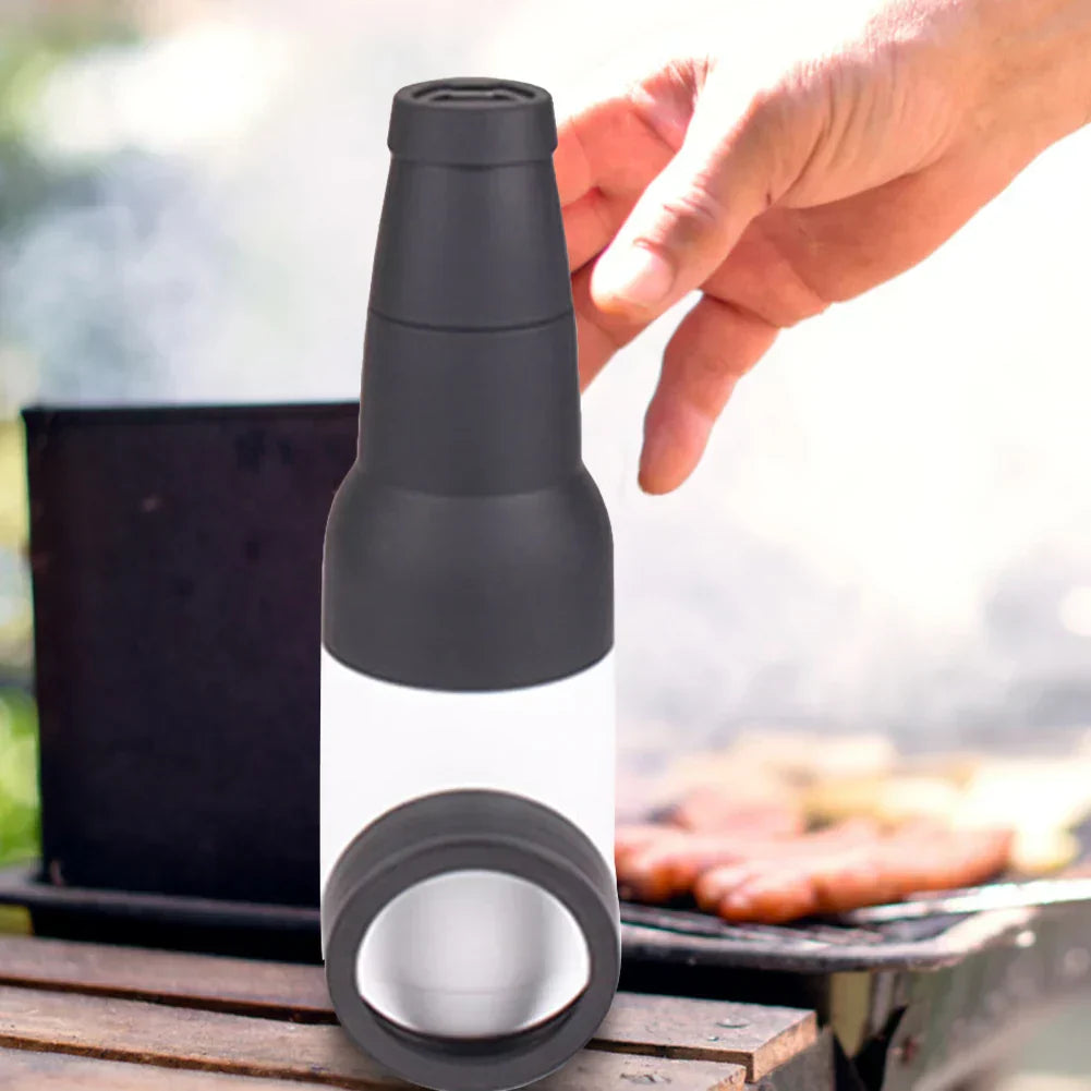 Beer Bottle and Can Cooler with Beer Opener 1