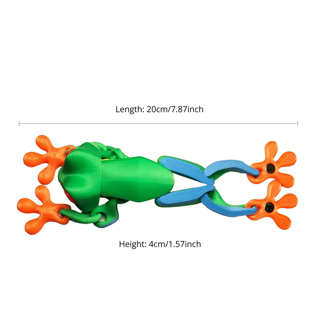 3D Printed Magnetic Frog Refrigerator Magnet