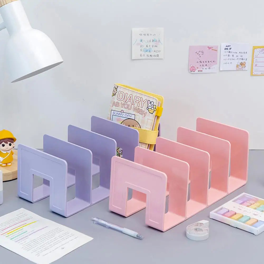 book Organizer with 4 Compartments