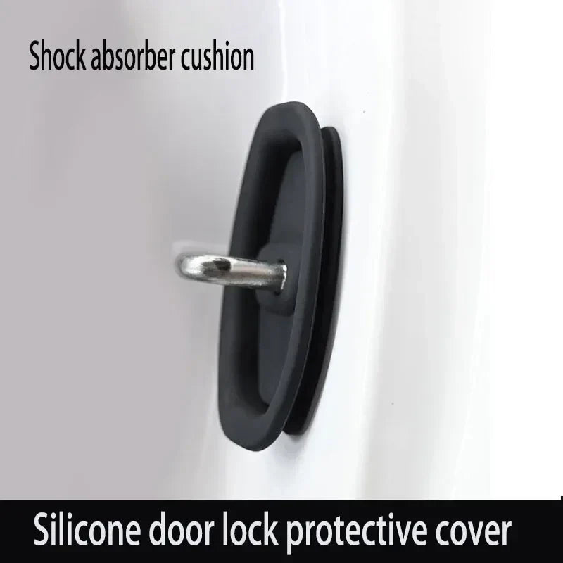 Car Silicone Door Latch Protective Cover(4PCS)