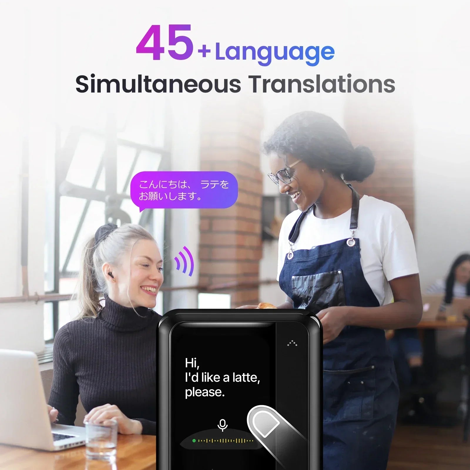 2024 NEW Intelligent Full-color Touch Screen Slider Earphones