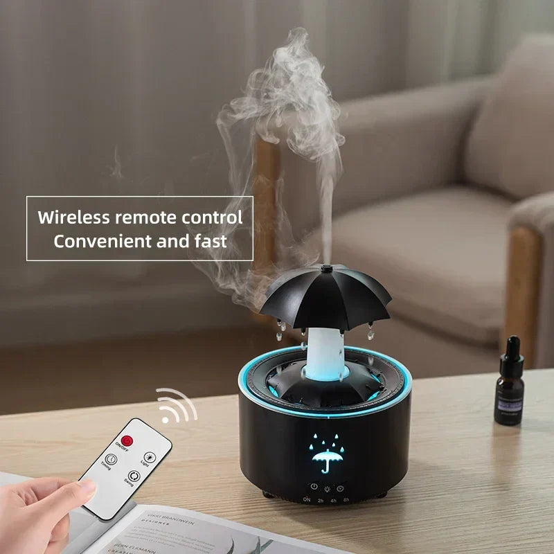 7-Color LED Rain Cloud Humidifier