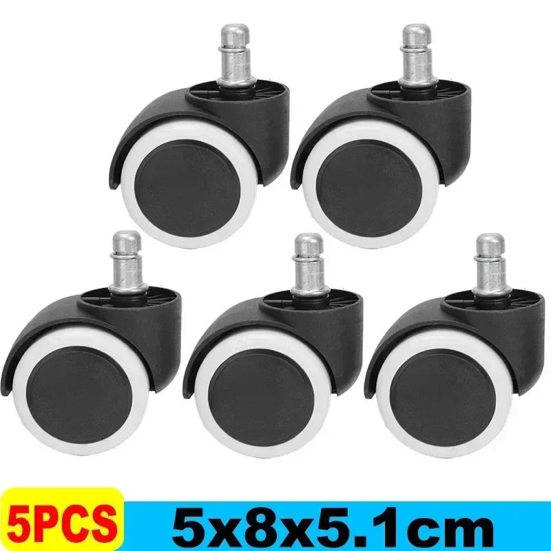 3 Inches Silent and Smooth Rolling Casters.