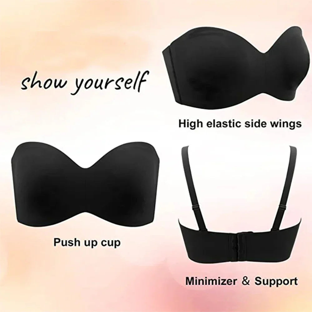 1 GET 1 FREE Non-Slip Multi-Way Strapless Bra