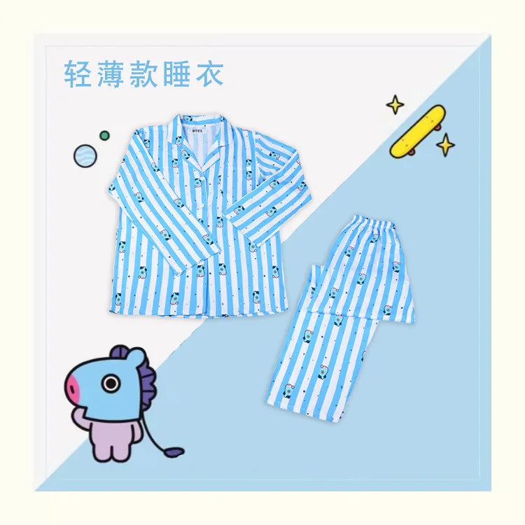 BT21 Long Sleeve Pajama Set