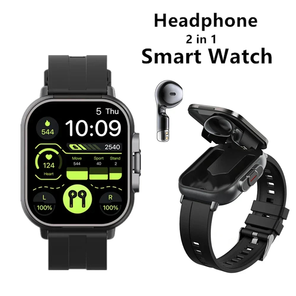 Bluetooth Call 2 In 1 Bluetooth Headset Smart Watch