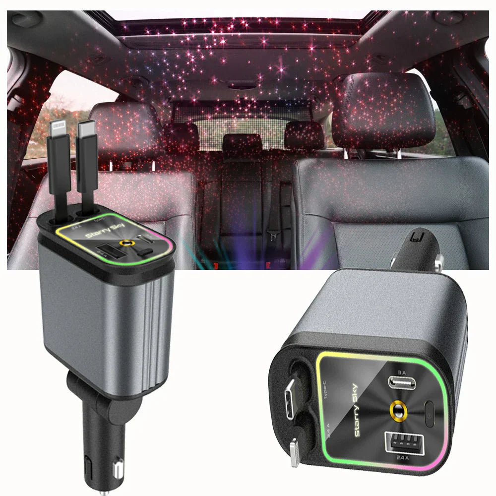 4-in-1 Car Phone Charger