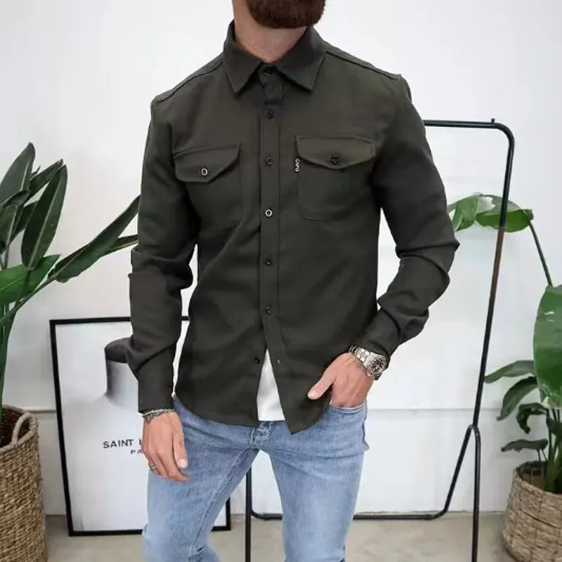Button Down Shirt Jacket