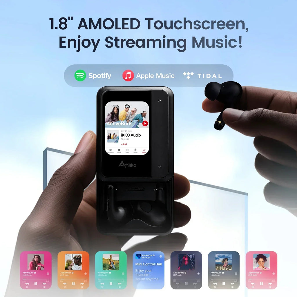 2024 NEW Intelligent Full-color Touch Screen Slider Earphones