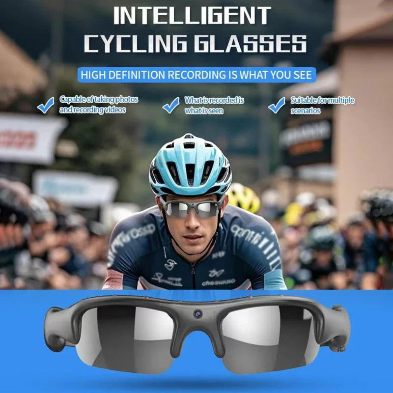 Camera Glasses Smart HD 1080P WiFi Sports Glasses with Camera Video 32G