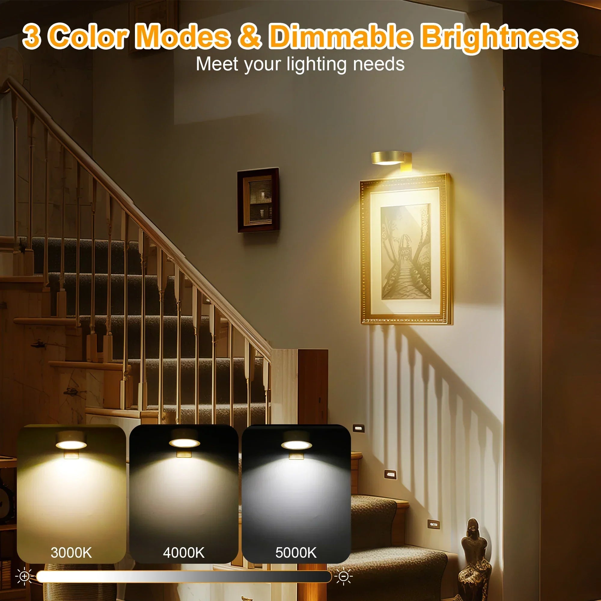 3PCS Magnetic Painting Light with 13 Lighting Modes