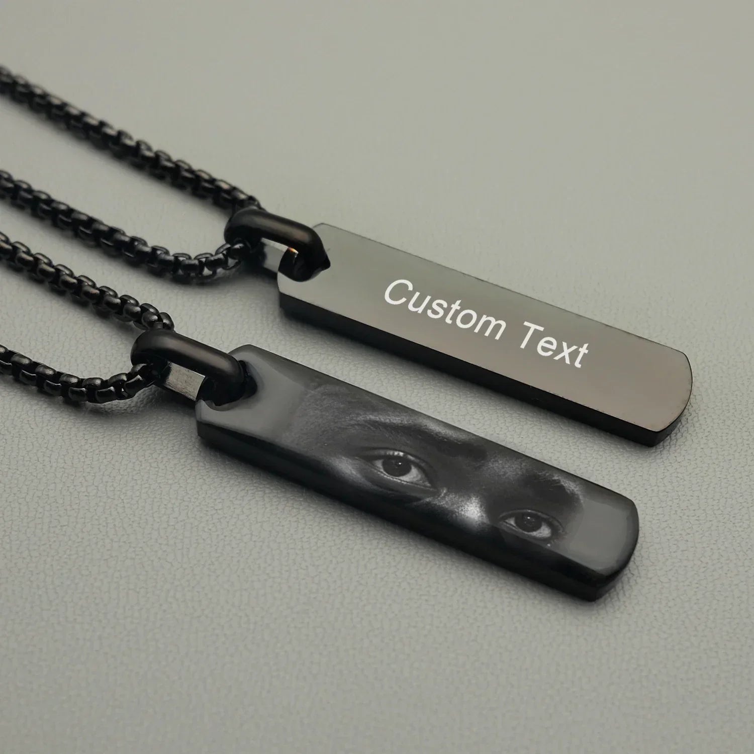 Custom Eyes Photo Necklace