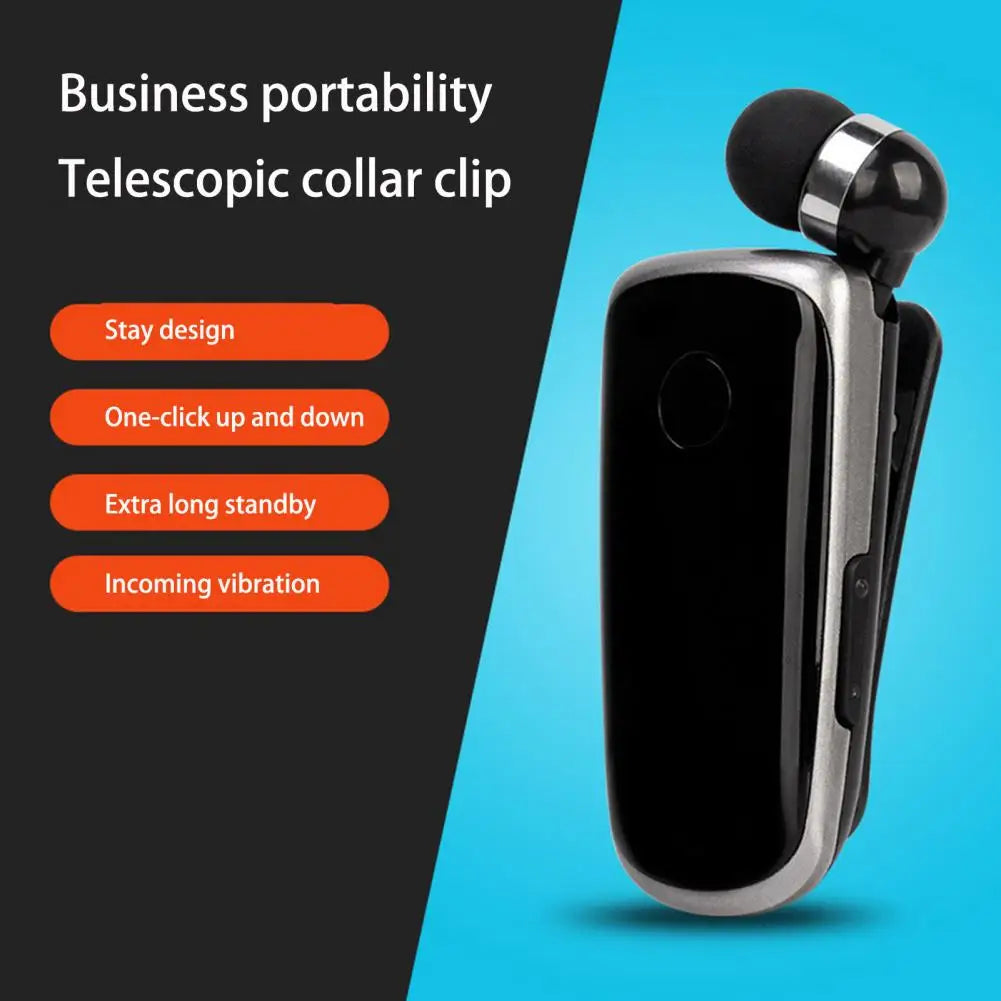 Collar-clip Bluetooth Headset