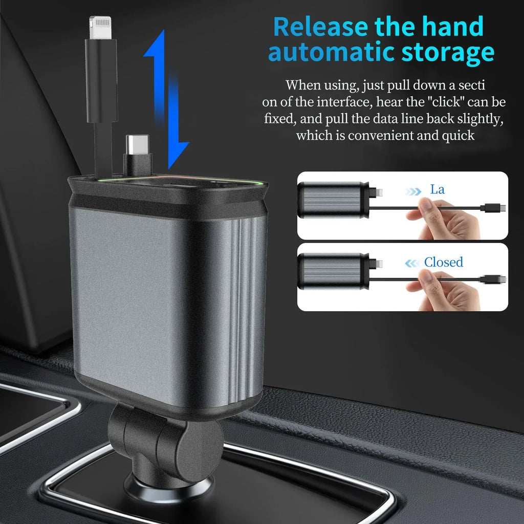 4-in-1 Car Phone Charger