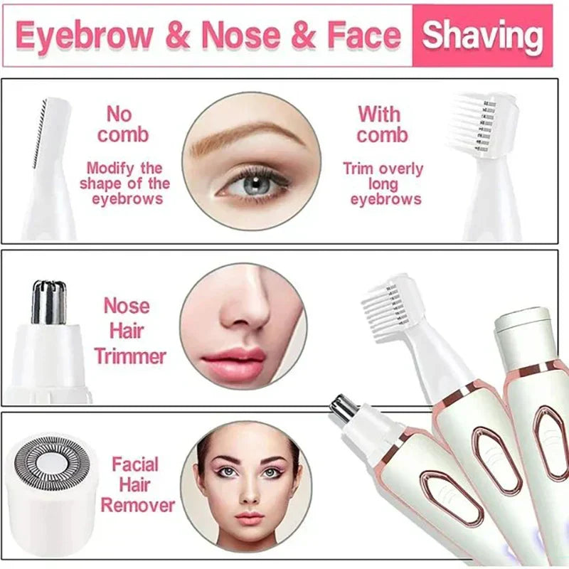 Comfort 4 in 1 Electric Lady Shaver