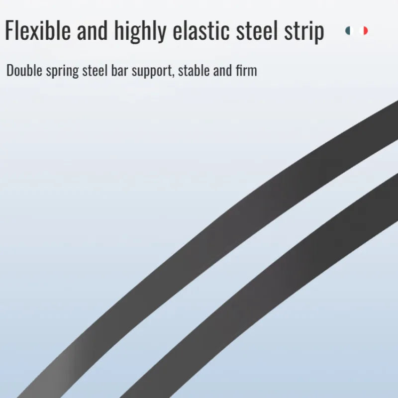 Colorful Boneless Silent Windshield Wipers - Clear Vision in Style!