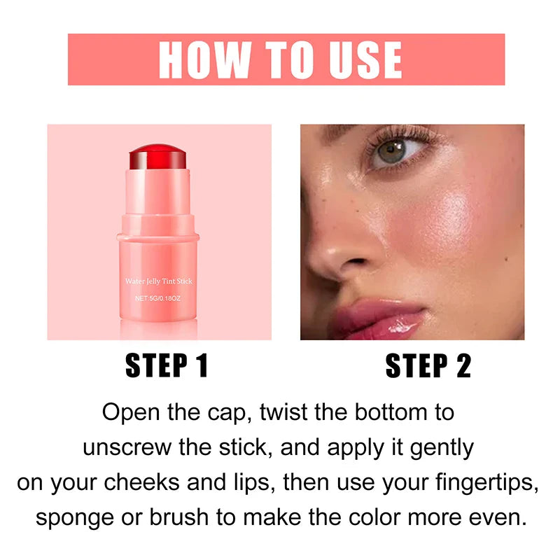 Cooling Water Jelly Lip Stain Cheek Stain