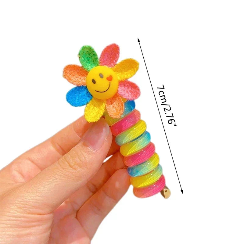 Colorful Telephone Wire Hair Bands