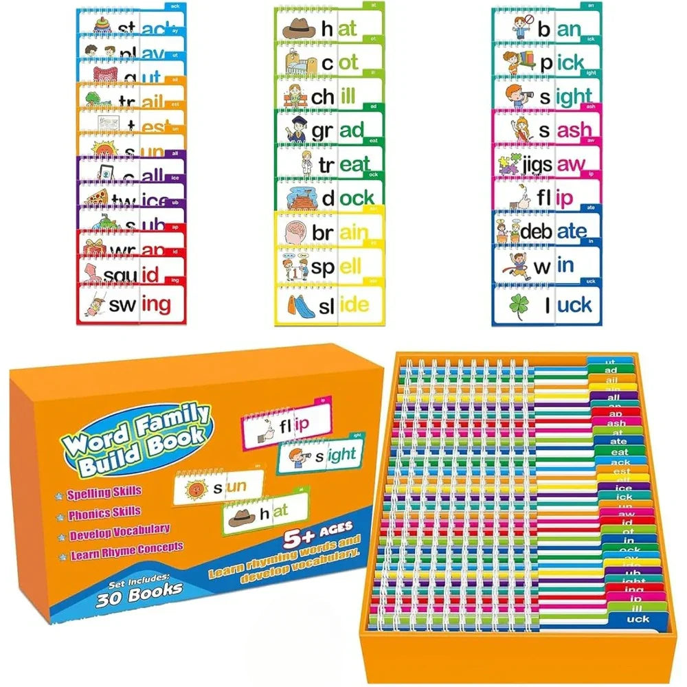 30 Read and Rhyme Flip Books