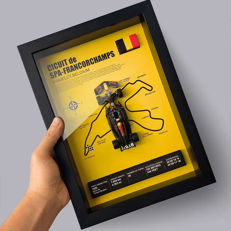 Bburago Verstappen F1 1/43 Red Bull RB20 racing car Model wall art formula 1 Las Vegas Miami USA Singapore circuits 2024 poster