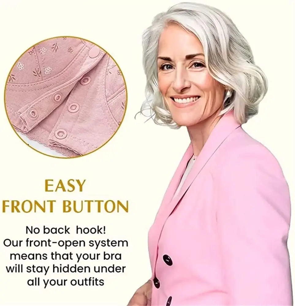 Comfortable & Convenient Front Button Bra