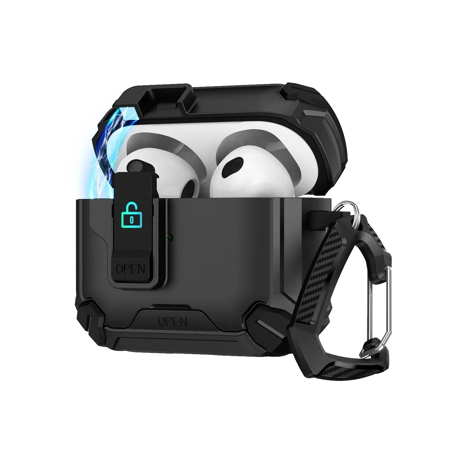 Airpods Earphone Case With Magsafe - Automatic Pop-Up Cover