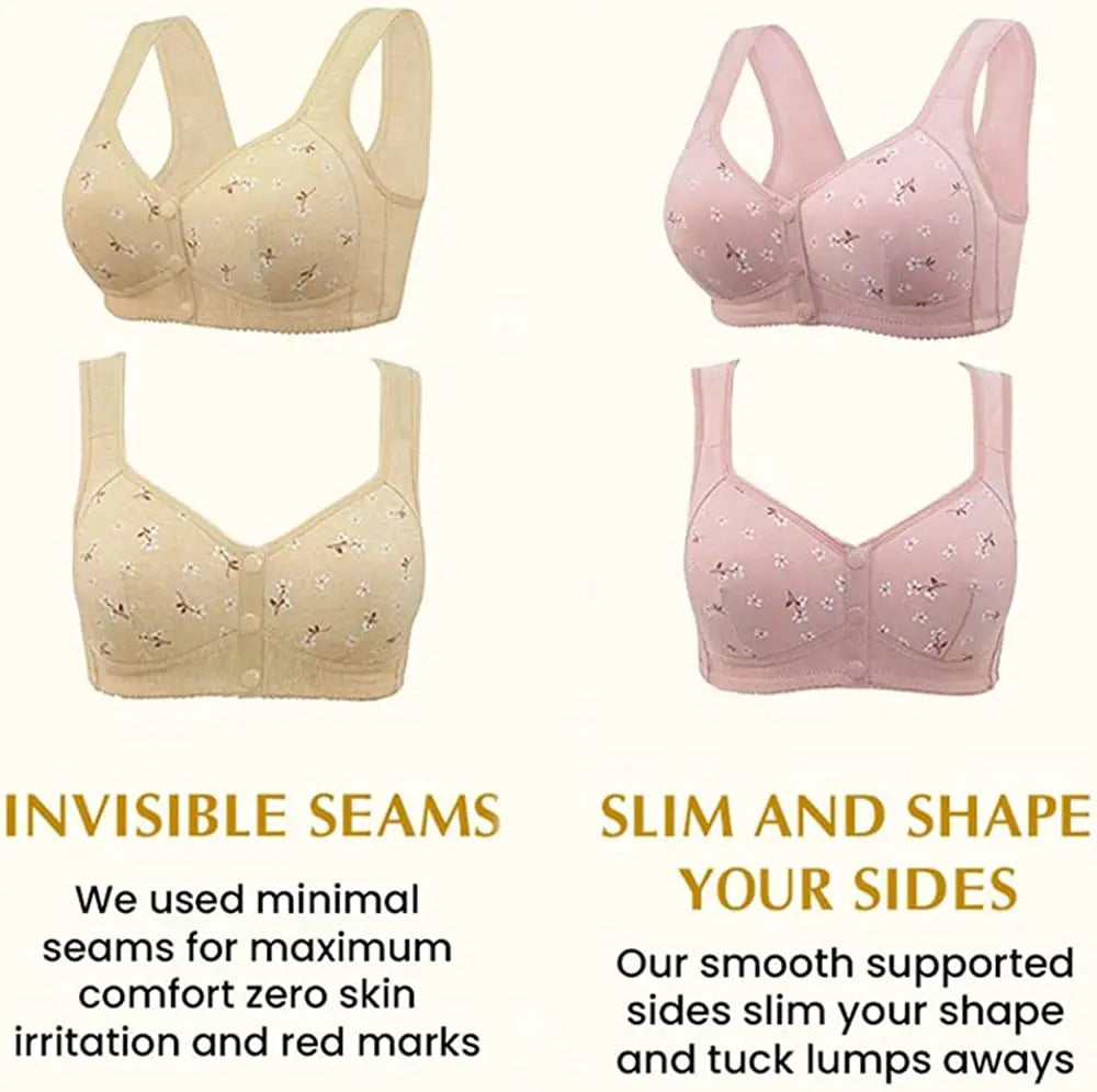 Comfortable & Convenient Front Button Bra
