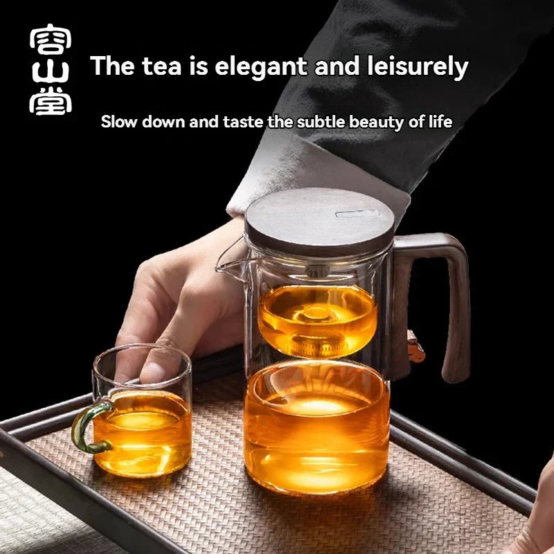 Automatic Filtering Small Souare Stemless Elegant Tea Cup