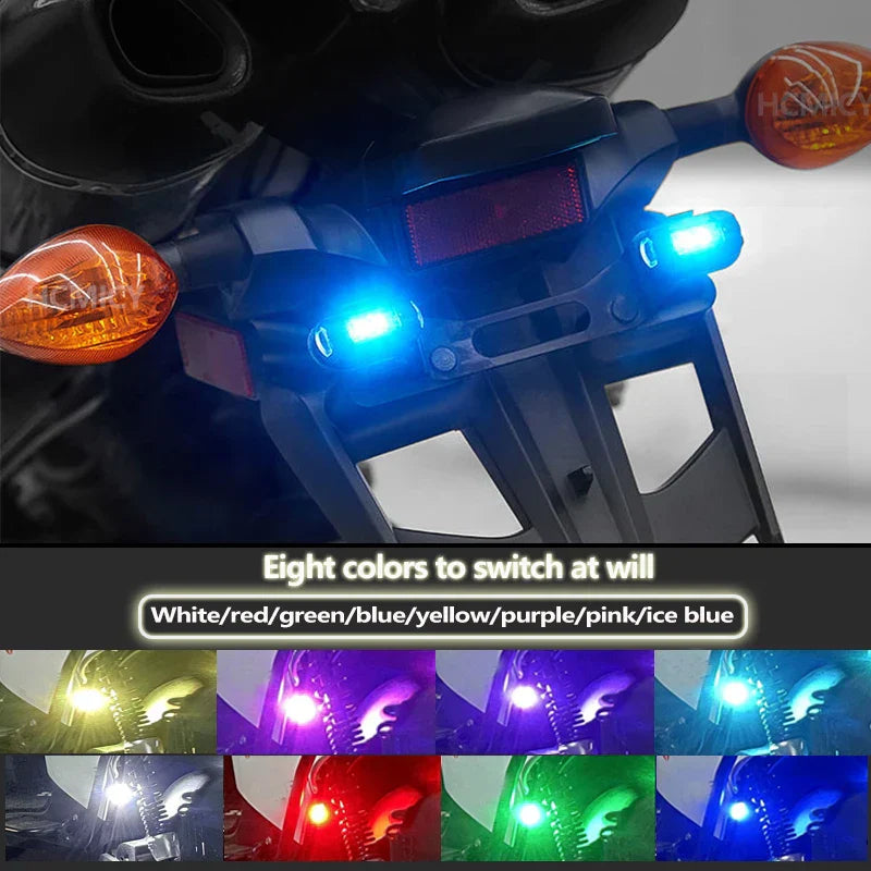 Colorful Car LED Light, Wireless Remote Control LED Strobe Light