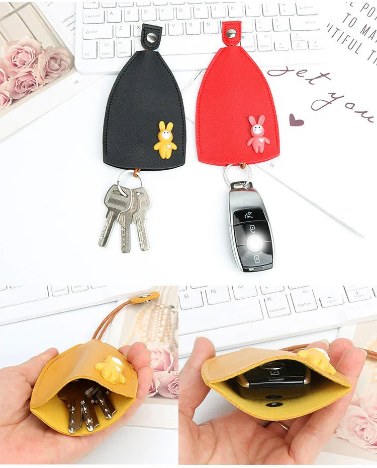 Creative Pull-out Cute Large-capacity Car Key Case