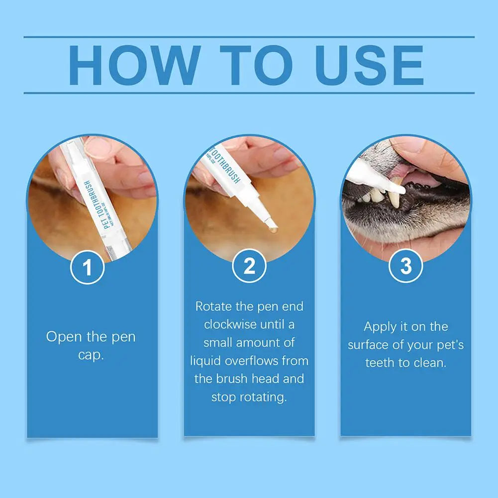 2024 New Upgraded Pet Toothbrush Pen