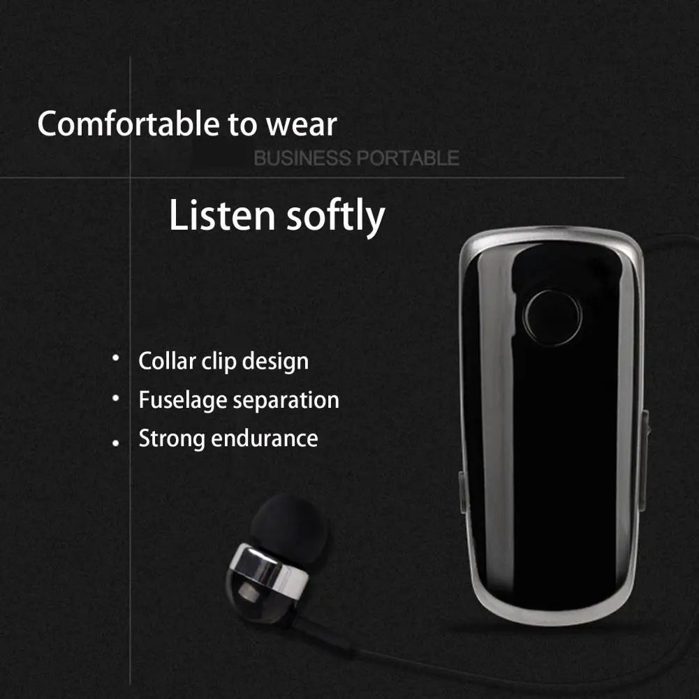 Collar-clip Bluetooth Headset