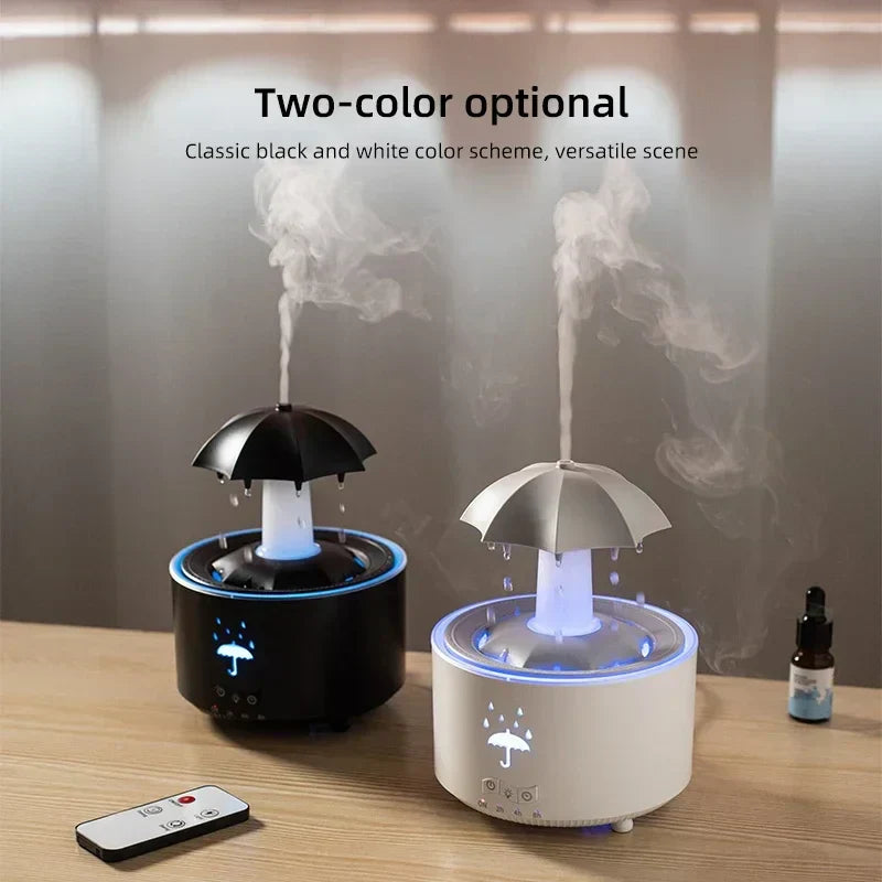 7-Color LED Rain Cloud Humidifier