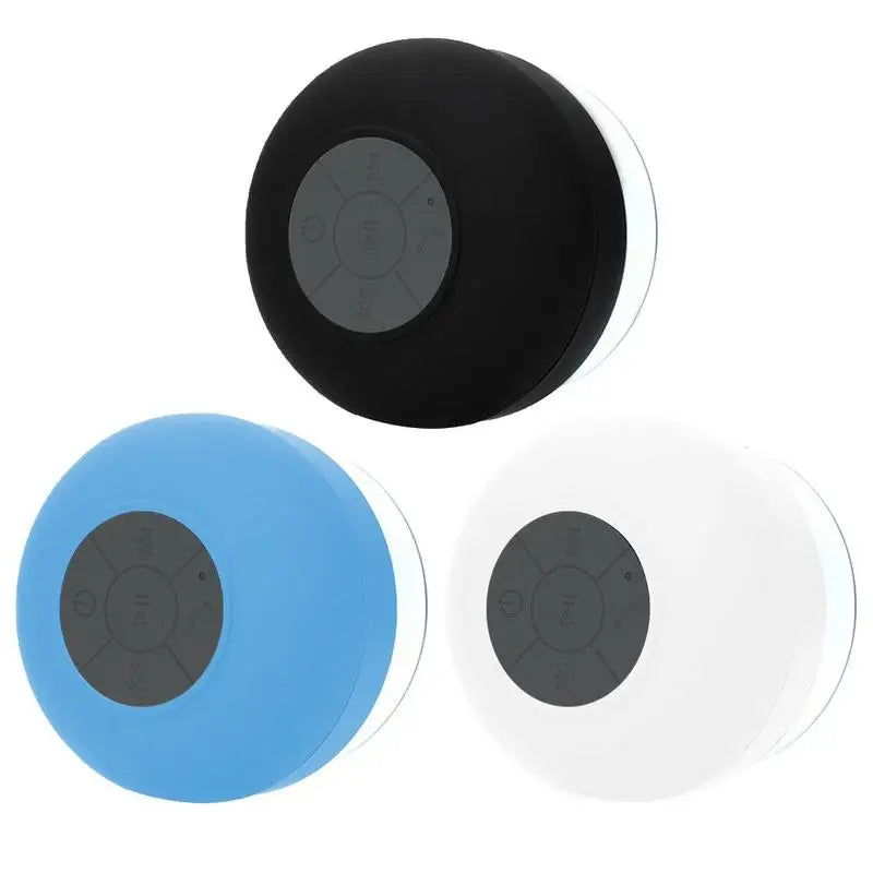 Bathroom Waterproof Wireless Bluetooth Speakers with LED Light
