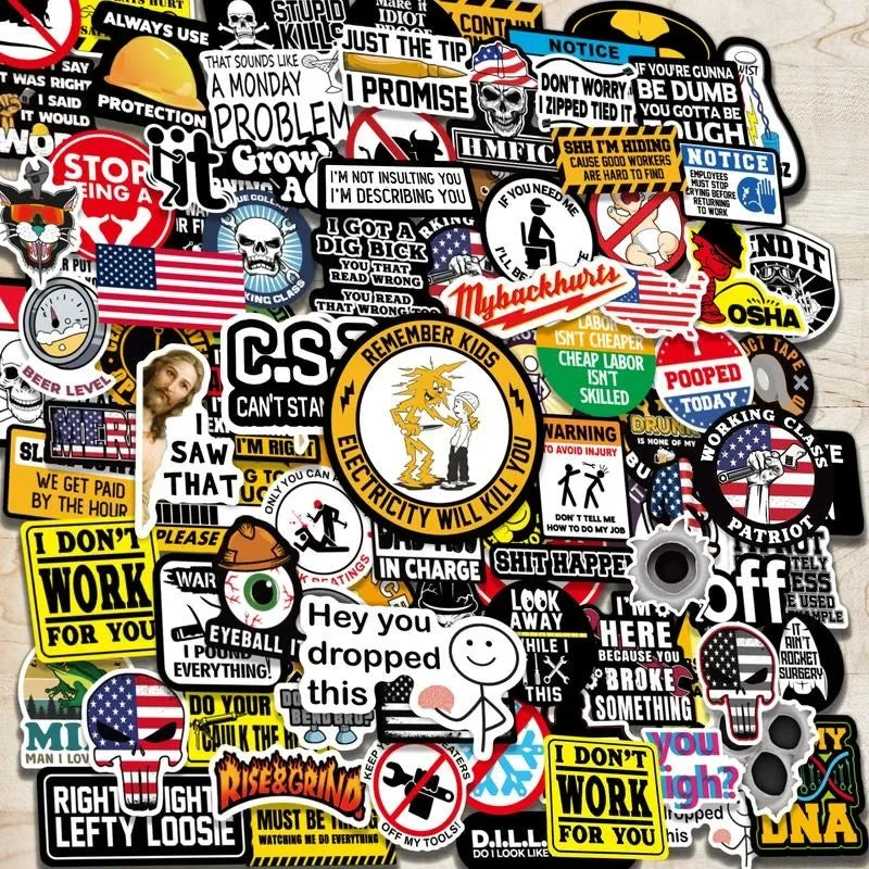 150pcs Adults Prank Meme (Dirty) Sticker - Perfect for Bumper, Hard Hat, Water Bottles