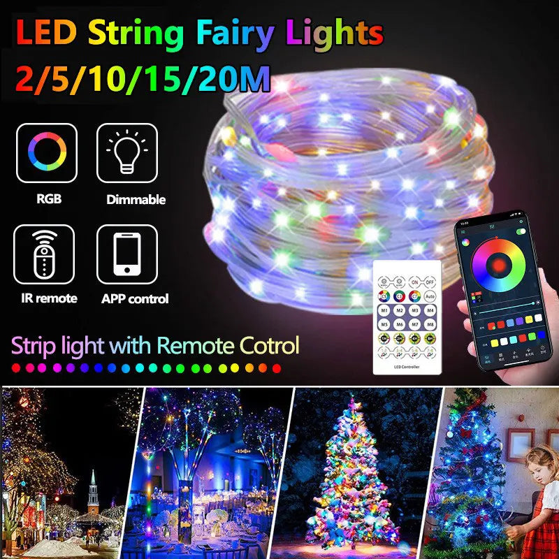Colorful Smart Christmas String Lights