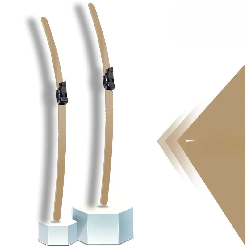 Colorful Boneless Silent Windshield Wipers - Clear Vision in Style!