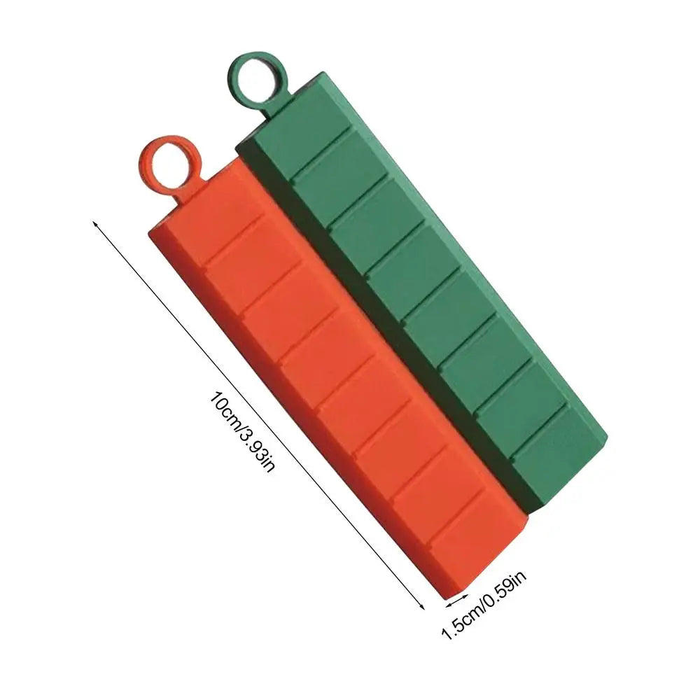 2PCS - Silicone Magnetic Non-Stick Knife Tool – Prevents Food from Sticking During Cutting