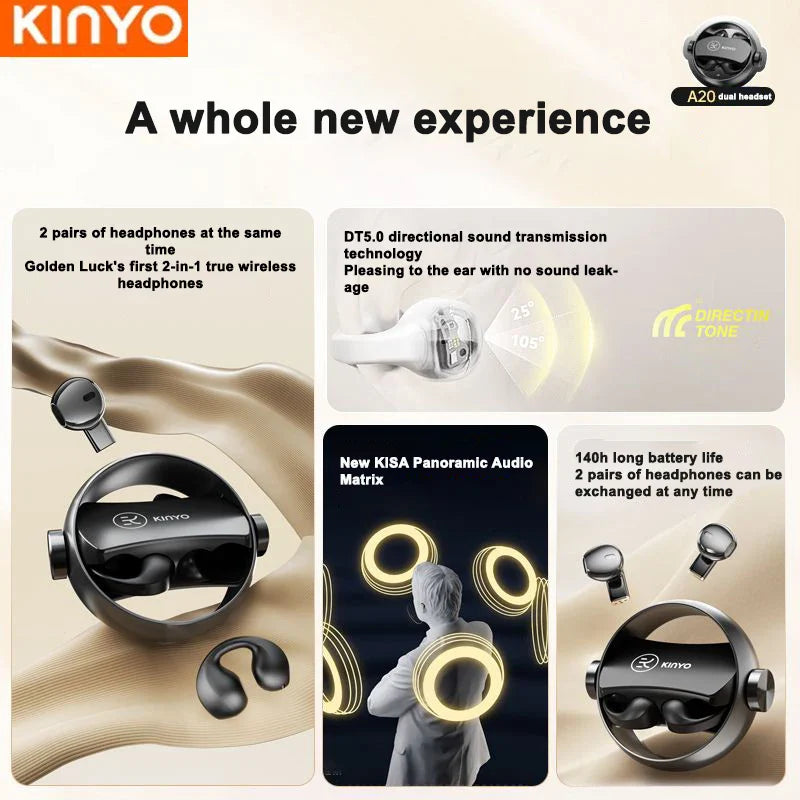 2-in-1 Bluetooth Earbuds