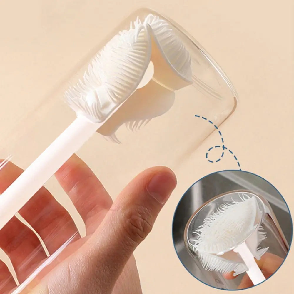 360° Soft Bristle Silicone Cup Brush