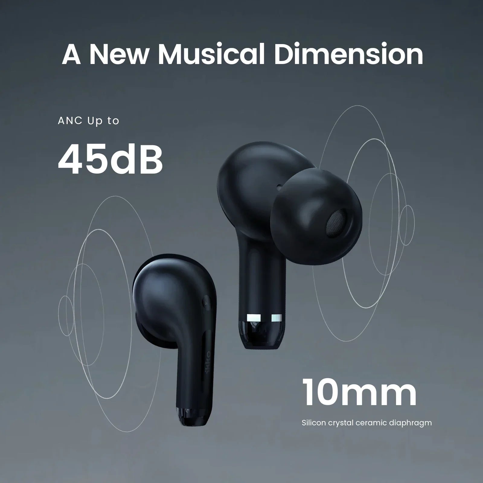 2024 NEW Intelligent Full-color Touch Screen Slider Earphones