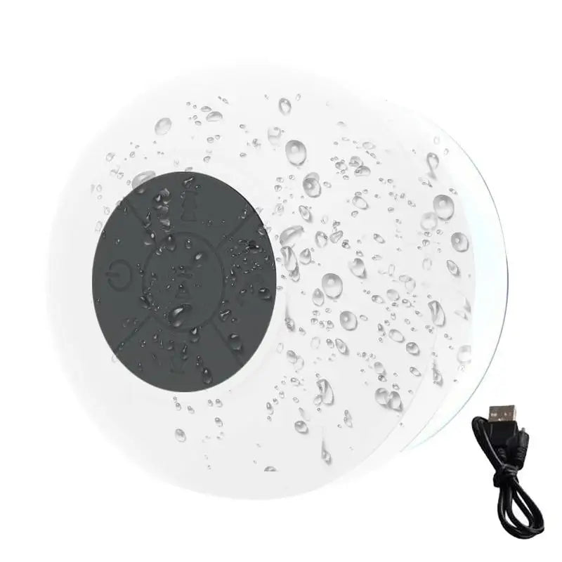 Bathroom Waterproof Wireless Bluetooth Speakers with LED Light