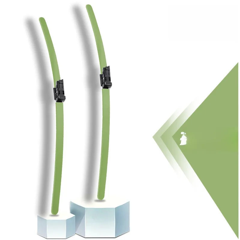 Colorful Boneless Silent Windshield Wipers - Clear Vision in Style!