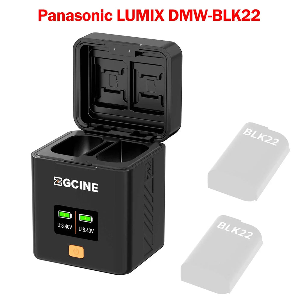 Camera Battery Suitable For Fuji Canon Nikon Camera Fast Charging Card Box Set Charger Digital Display Charging Compartment