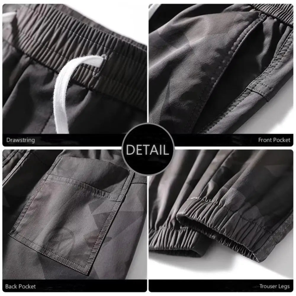 Camouflage Quick Drying Ice Silk Pants