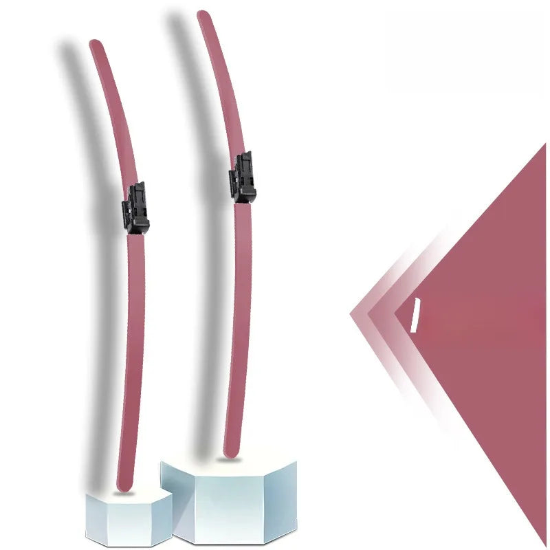 Colorful Boneless Silent Windshield Wipers - Clear Vision in Style!