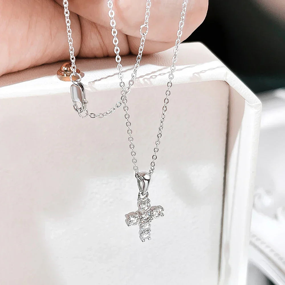Crown Cross Necklace